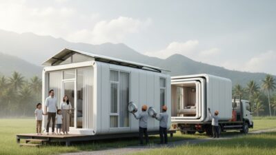 Hunian Lipat Modular Untuk Rumah